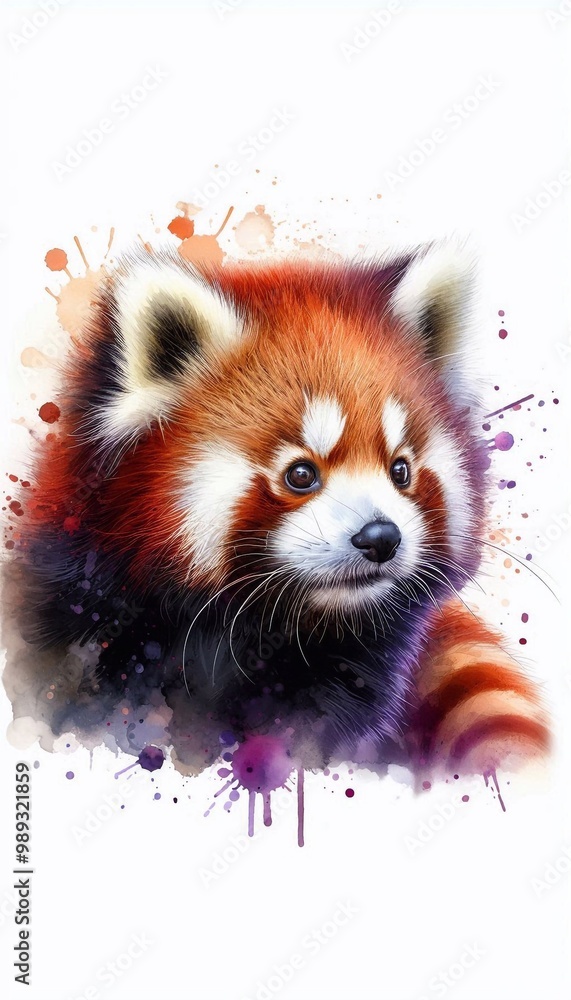 niedlicher roter Pandabär niedlicher roter Pandabär