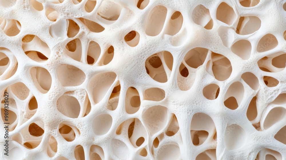 Intricate Close-Up of Natural Bone Texture Intricate Close-Up of Natural Bone Texture