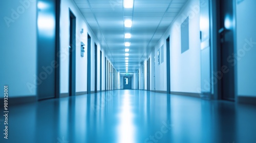 Endless Corridor: A Minimalist Perspective on Hospital Architecture