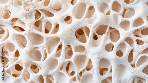 Intricate Close-Up of Natural Bone Texture