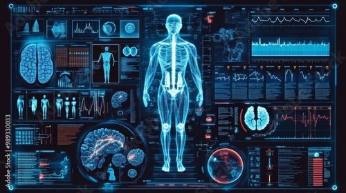 Advanced Medical Diagnostic Technology and Human Anatomy