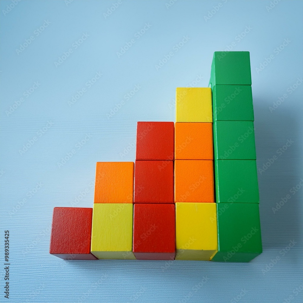 A minimalist arrangement of wooden blocks in varying colors, symbolizing growth, progress, and simplicity. Ideal for themes like business, education, analytics, building, or creative design concepts. A minimalist arrangement of wooden blocks in varying colors, symbolizing growth, progress, and simplicity. Ideal for themes like business, education, analytics, building, or creative design concepts.