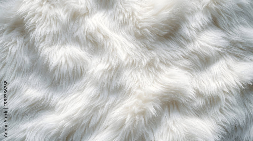 White fluffy fur fabric wool texture White fluffy fur fabric wool texture