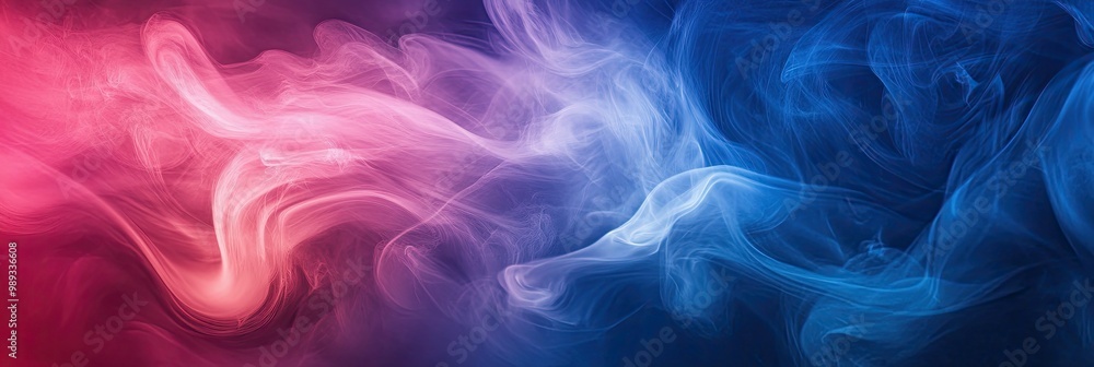 Abstract smoke texture swirling in soft, flowing lines with rich gradients of color Abstract smoke texture swirling in soft, flowing lines with rich gradients of color