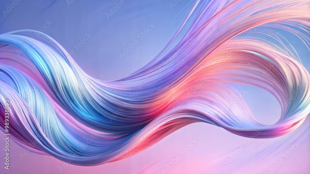 Delicate Brushstrokes Form Flowing Curves Delicate Brushstrokes Form Flowing Curves
