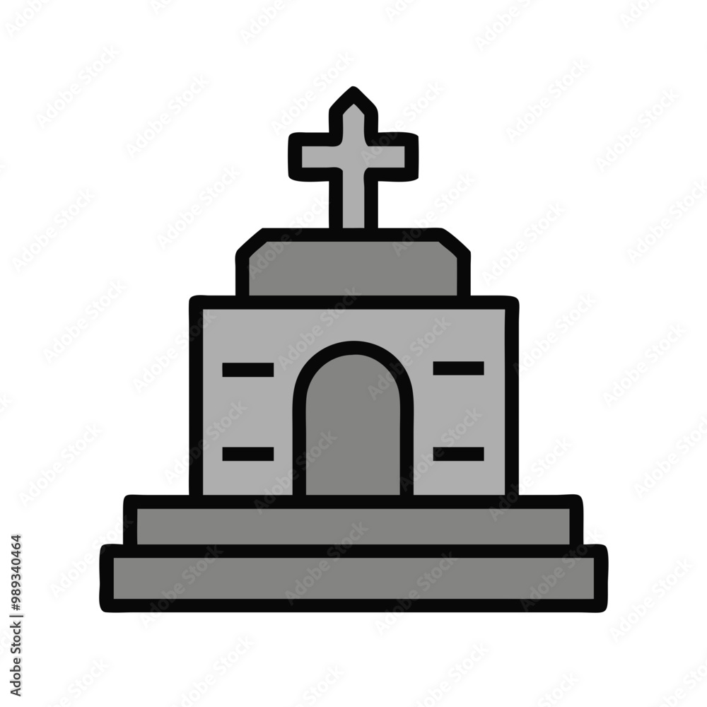 Mausoleum icon, solemn mood, symbolizing memorial services and eternal resting places, on a transparent background
Mausoleum icon, solemn mood, symbolizing memorial services and eternal resting places, on a transparent background