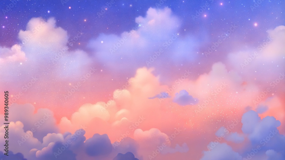 Subtle Texture of Scattered, Faint Clouds Subtle Texture of Scattered, Faint Clouds