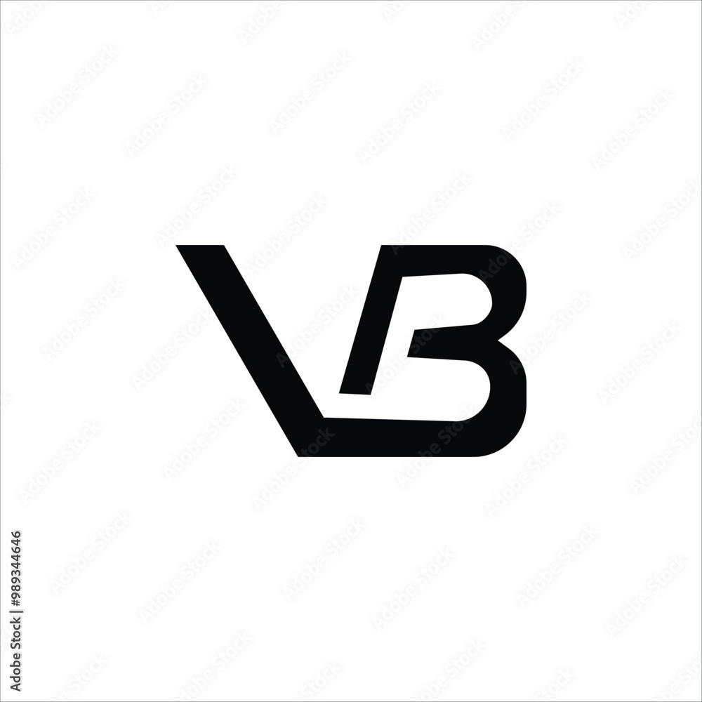 VB letter background vector design, VB logo design. VB letter background vector design, VB logo design.