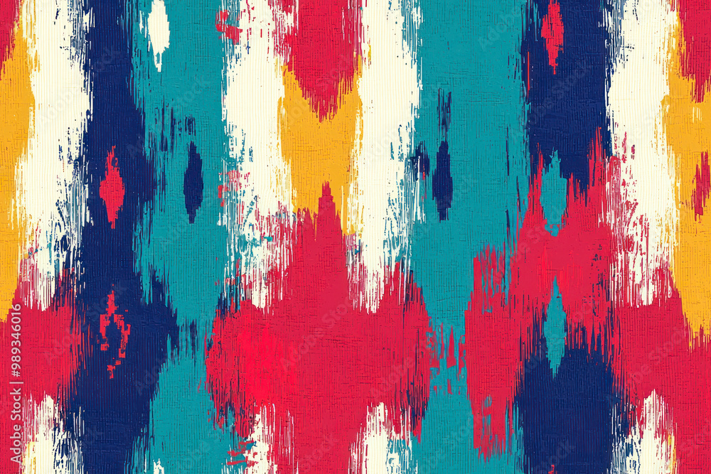 Motif ethnic handmade beautiful Ikat art.Ikat ethnic tribal, boho colors seamless wallpaper. Motif ethnic handmade beautiful Ikat art.Ikat ethnic tribal, boho colors seamless wallpaper.