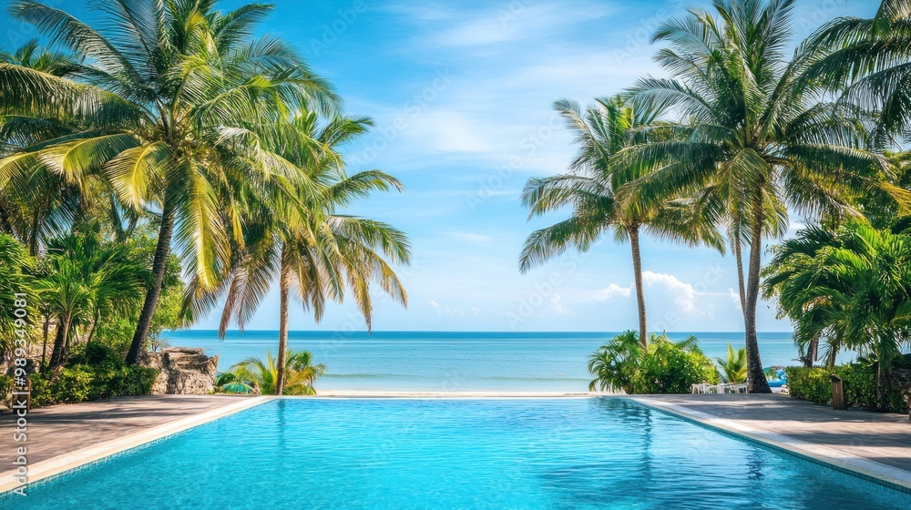 Tropical Pool Paradise Tropical Pool Paradise