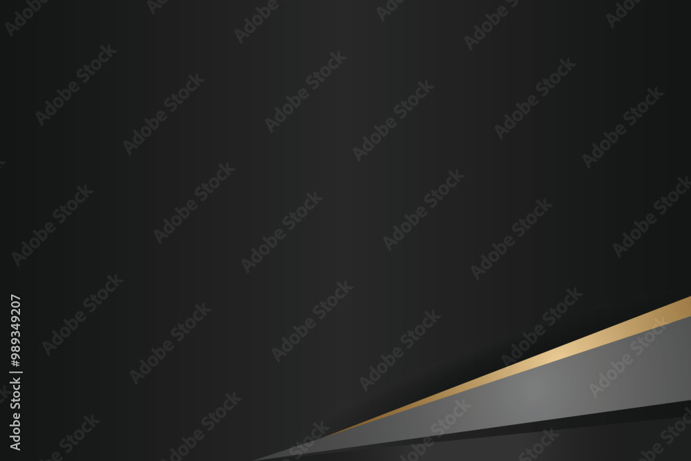 Abstract background with black and gold geometric shapes. Abstract background with black and gold geometric shapes.