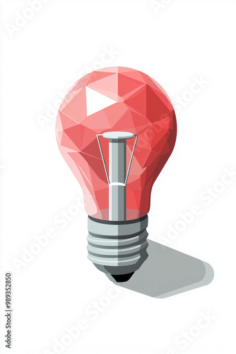 Bright Idea Concept | Light Bulb Illustration for Innovation, Creativity, and Problem Solving