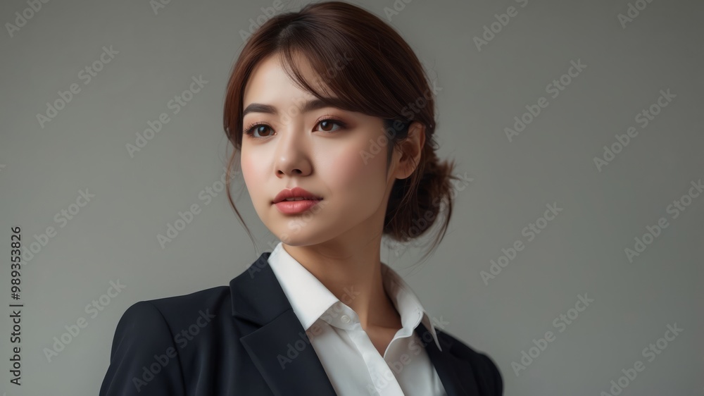 Professional woman in business attire portrait Professional woman in business attire portrait