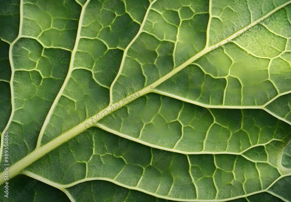 Fototapeta premium Macro Photography Of Green Leaf Veins