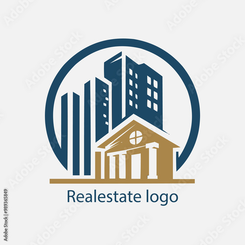 real estate logo design concept