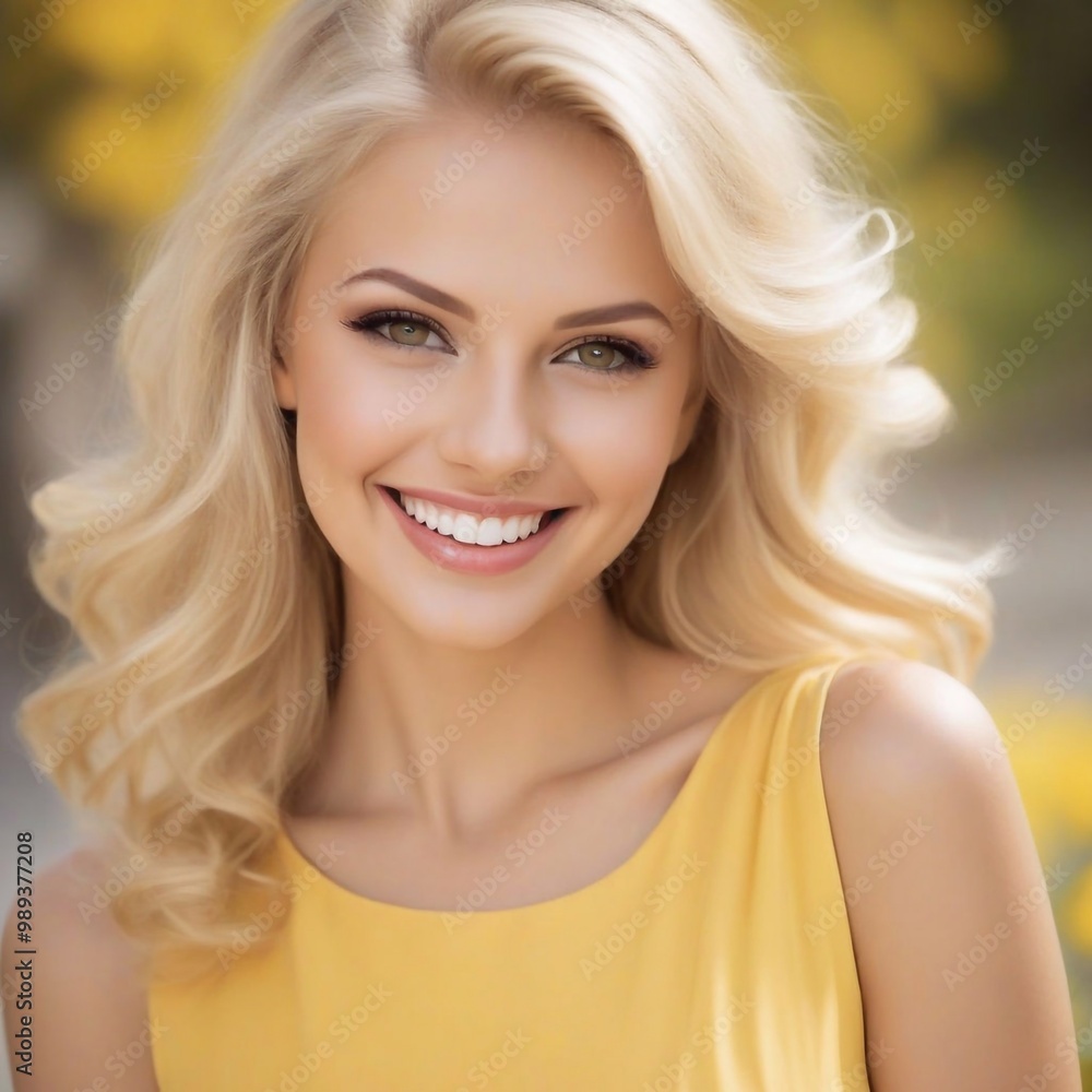 Junge hübsche blonde Frau Junge hübsche blonde Frau