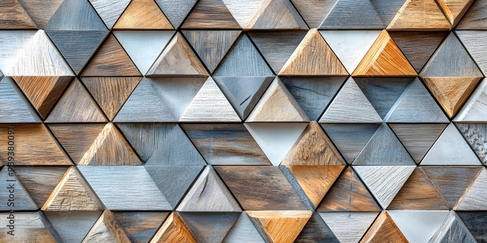 Modern Geometric Wood Wall Panel Pattern Modern Geometric Wood Wall Panel Pattern