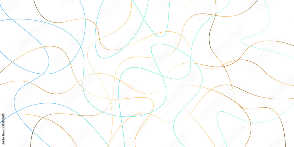 Random pattern colorful line stroke on a transparent background. Chaotic random lines abstract geometric pattern vector background. Decorative golden pattern with tangled curved lines. Random pattern colorful line stroke on a transparent background. Chaotic random lines abstract geometric pattern vector background. Decorative golden pattern with tangled curved lines.
