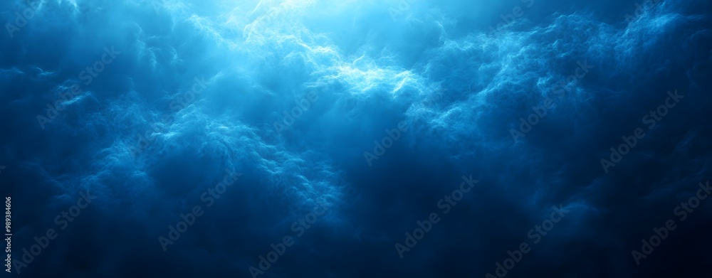Abstract Blue Gradient Background With Light Abstract Blue Gradient Background With Light