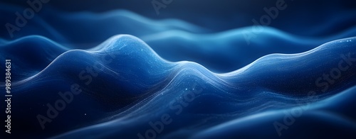 Abstract Blue Gradient Background with Light