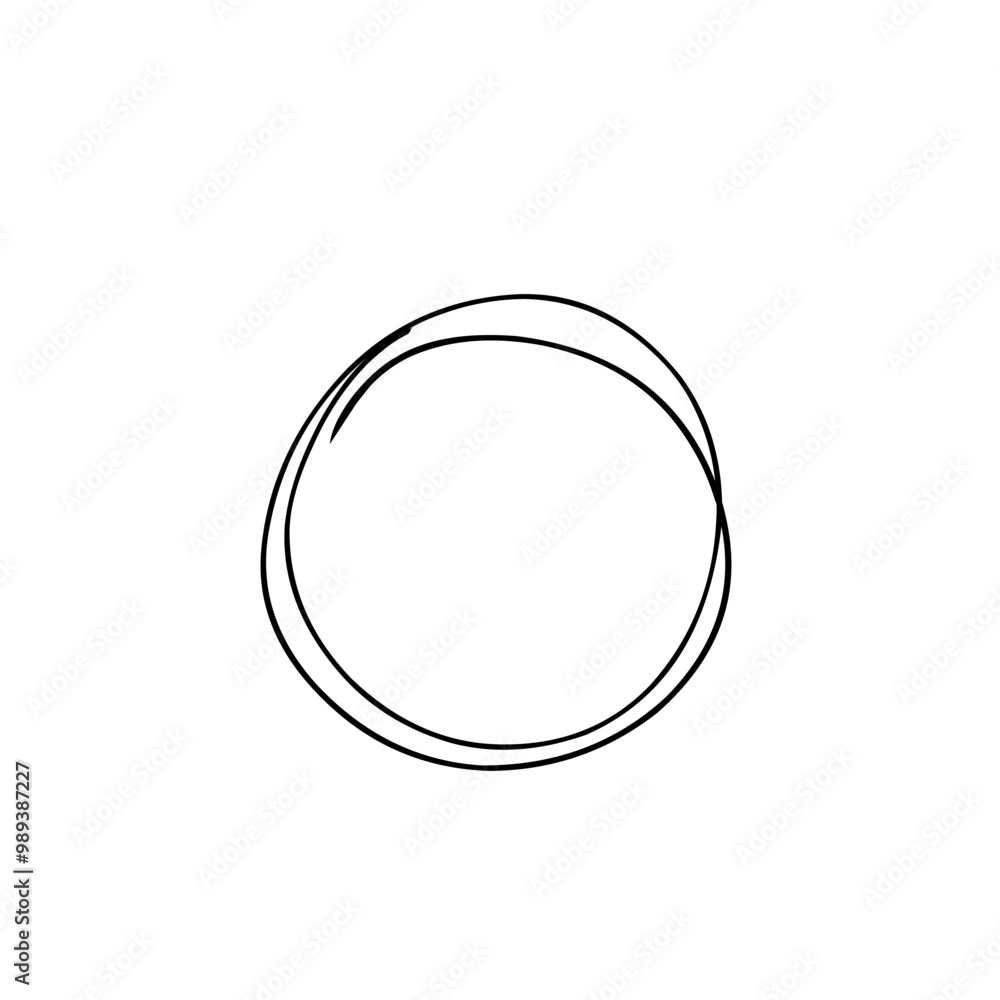 Hand Drawn Scribble Circle Sketch Hand Drawn Scribble Circle Sketch