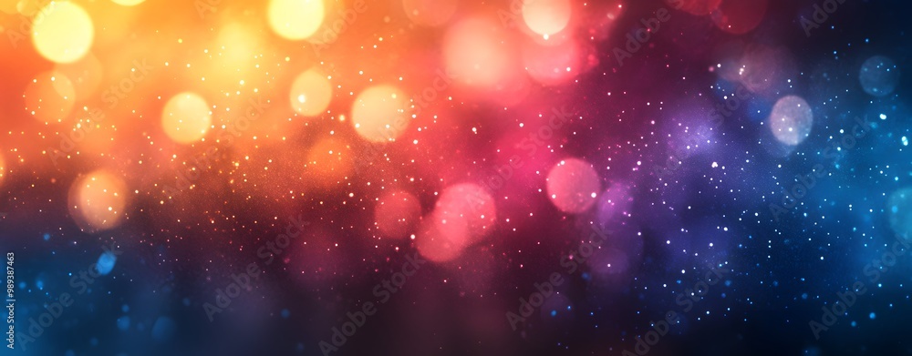 Abstract Gradient Background with Blurry Lights Abstract Gradient Background with Blurry Lights
