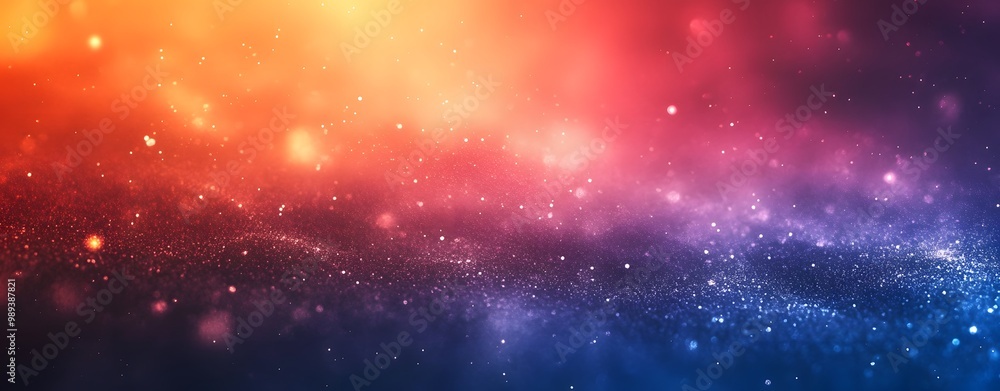 Naklejka premium Abstract Gradient Background with Sparkles
