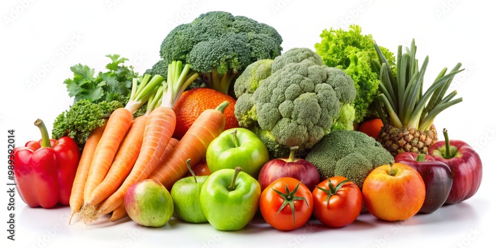 Fresh Produce Pile - A Rainbow of Vitamins, healthy eating, nutrition Fresh Produce Pile - A Rainbow of Vitamins, healthy eating, nutrition