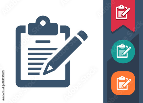 Clipboard, File, Document, Page Icon
