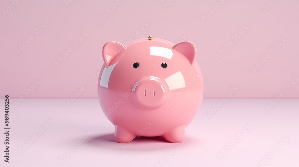3d render of a pink piggy bank money box surrounded by shiny gold coins for savings 3d render of a pink piggy bank money box surrounded by shiny gold coins for savings