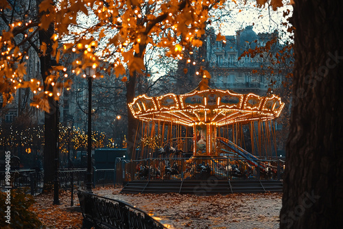 Amusement Park Background
