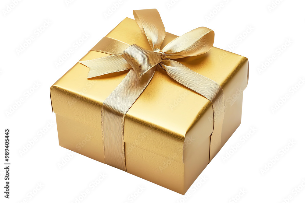 Elegant Gift Box with Ribbon and Bow, Perfect for Special Occasions, Holidays, and Celebrations, Isolated on Transparent Background Elegant Gift Box with Ribbon and Bow, Perfect for Special Occasions, Holidays, and Celebrations, Isolated on Transparent Background