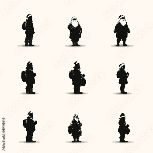 Santa Claus Icon Set