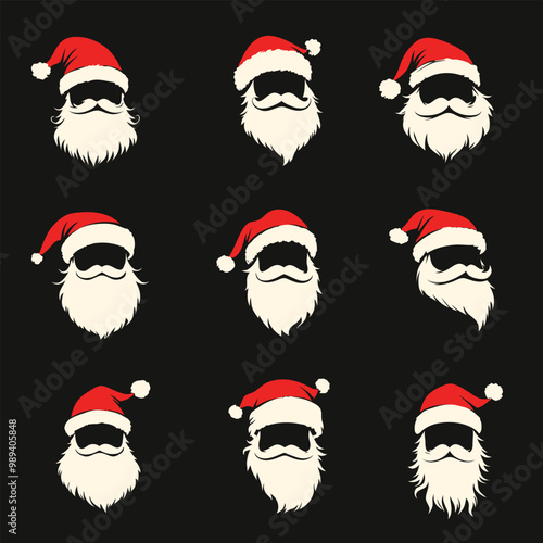 Santa Claus Icon Set