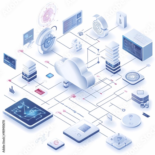 Wallpaper Mural Modern High Tech Information Technology Landscape Torontodigital.ca