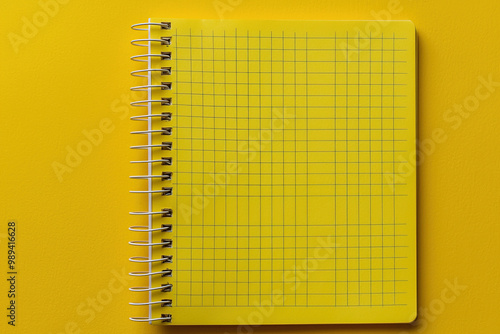 Yellow Notebook Paper Backg...