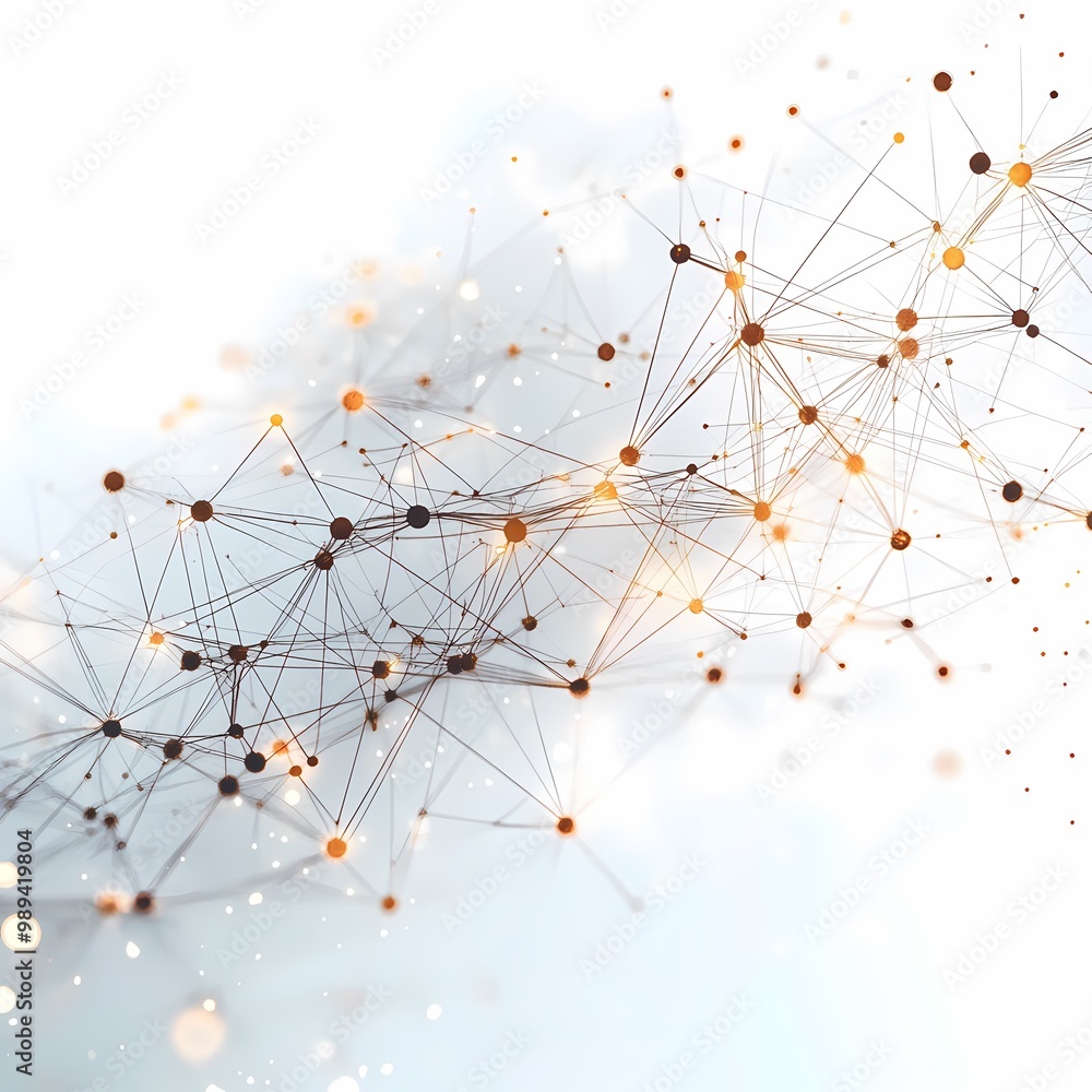 Abstract Digital Network Representing Information Abstract Digital Network Representing Information
