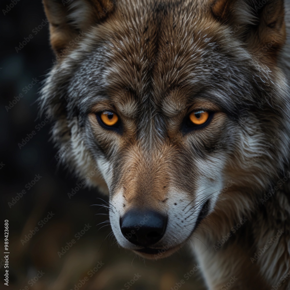 Obraz premium mirada de lobo
