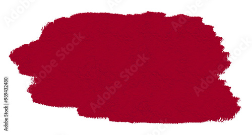 Wallpaper Mural Red brushstroke with a textured, uneven surface creates a bold and dramatic background element Torontodigital.ca