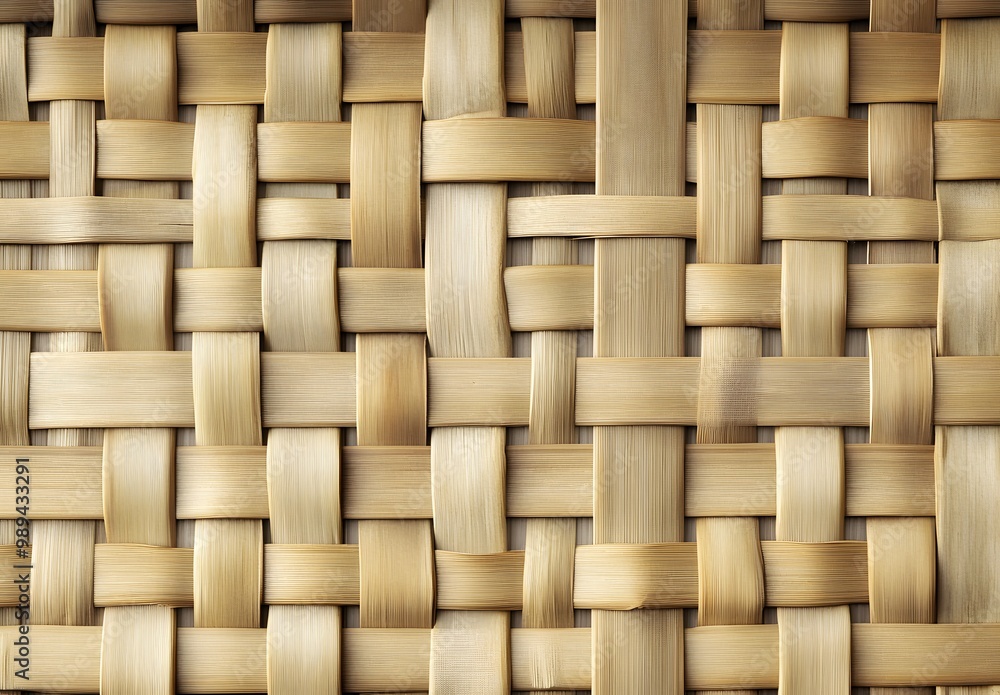 Beige Bamboo Weave Wall Texture Background Beige Bamboo Weave Wall Texture Background