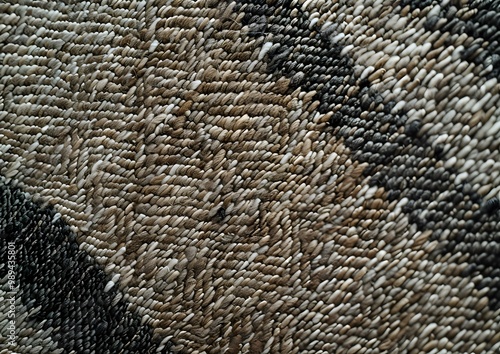 Grey and Brown Herringbone Carpet Texture