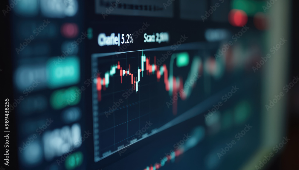 Close-Up of Financial Data on Digital Screen: A close-up view of financial data displayed on a digital screen, representing real-time analysis and market trends. Close-Up of Financial Data on Digital Screen: A close-up view of financial data displayed on a digital screen, representing real-time analysis and market trends.