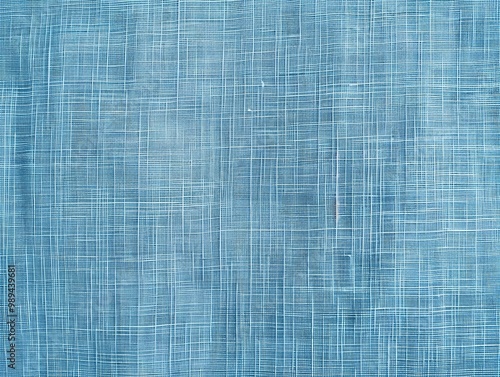 Light Blue Woven Linen Texture Background