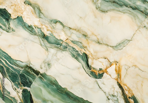 Green Beige Marble Texture Background