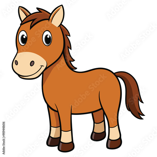 Vector illustration of horse