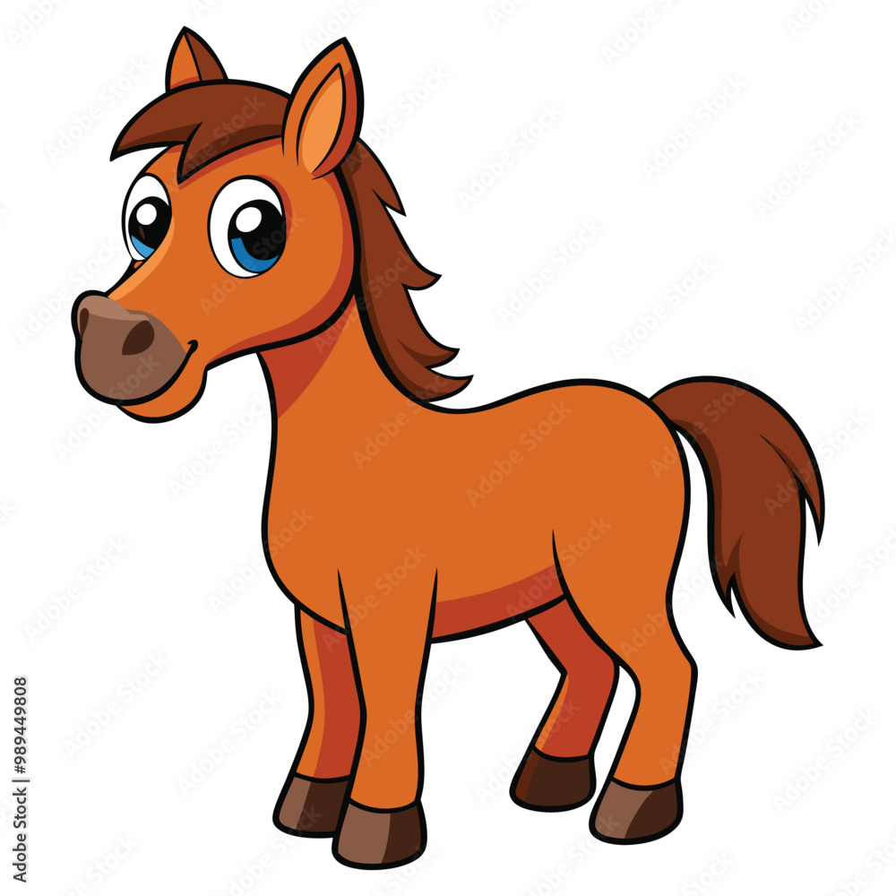 Vector illustration of horse Vector illustration of horse