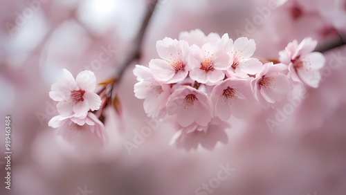 pink cherry blossom in spring