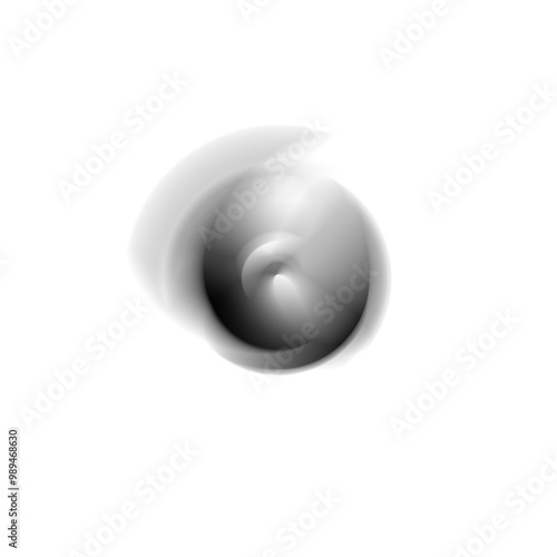 Sci-Fi Abstract Fluid Shapes in Motion Isolated Clipart