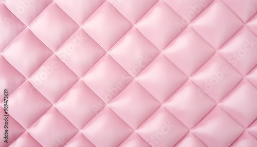 Pink Quilted Velvet Fabric Background For Luxury Designs photo