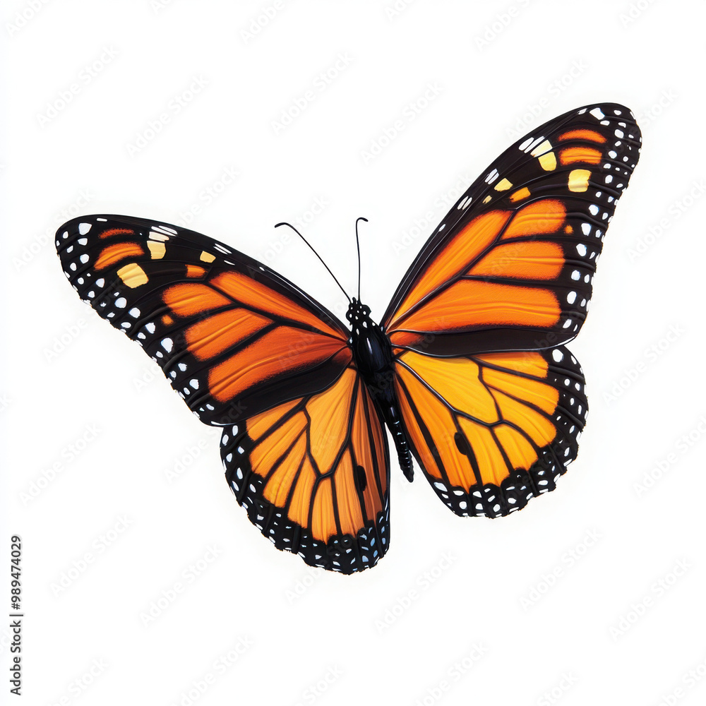 Fototapeta premium butterfly isolated on white background